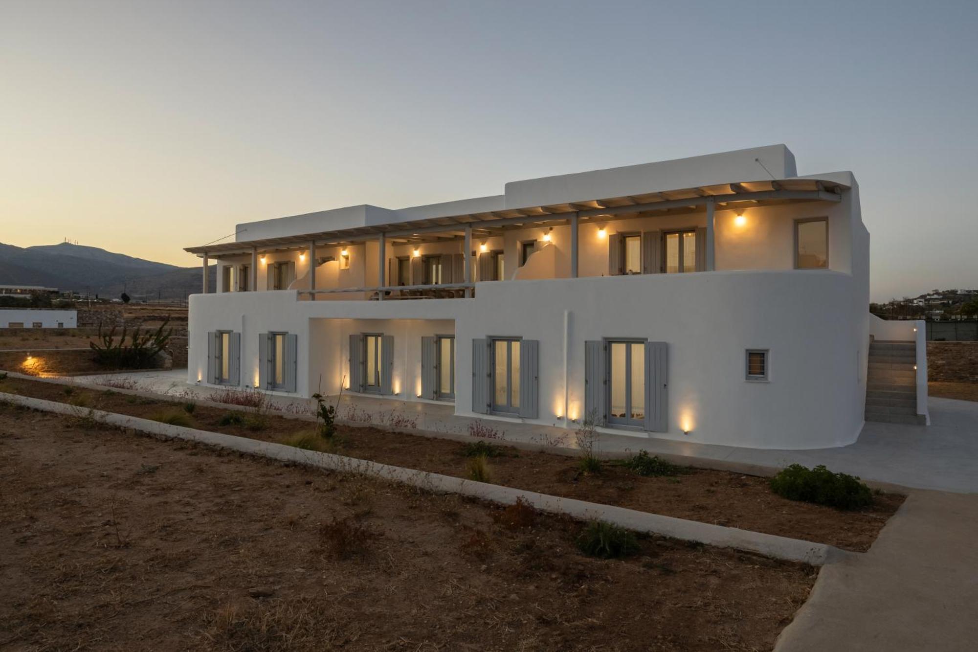 Paros Melodia Apartments Логарас Экстерьер фото