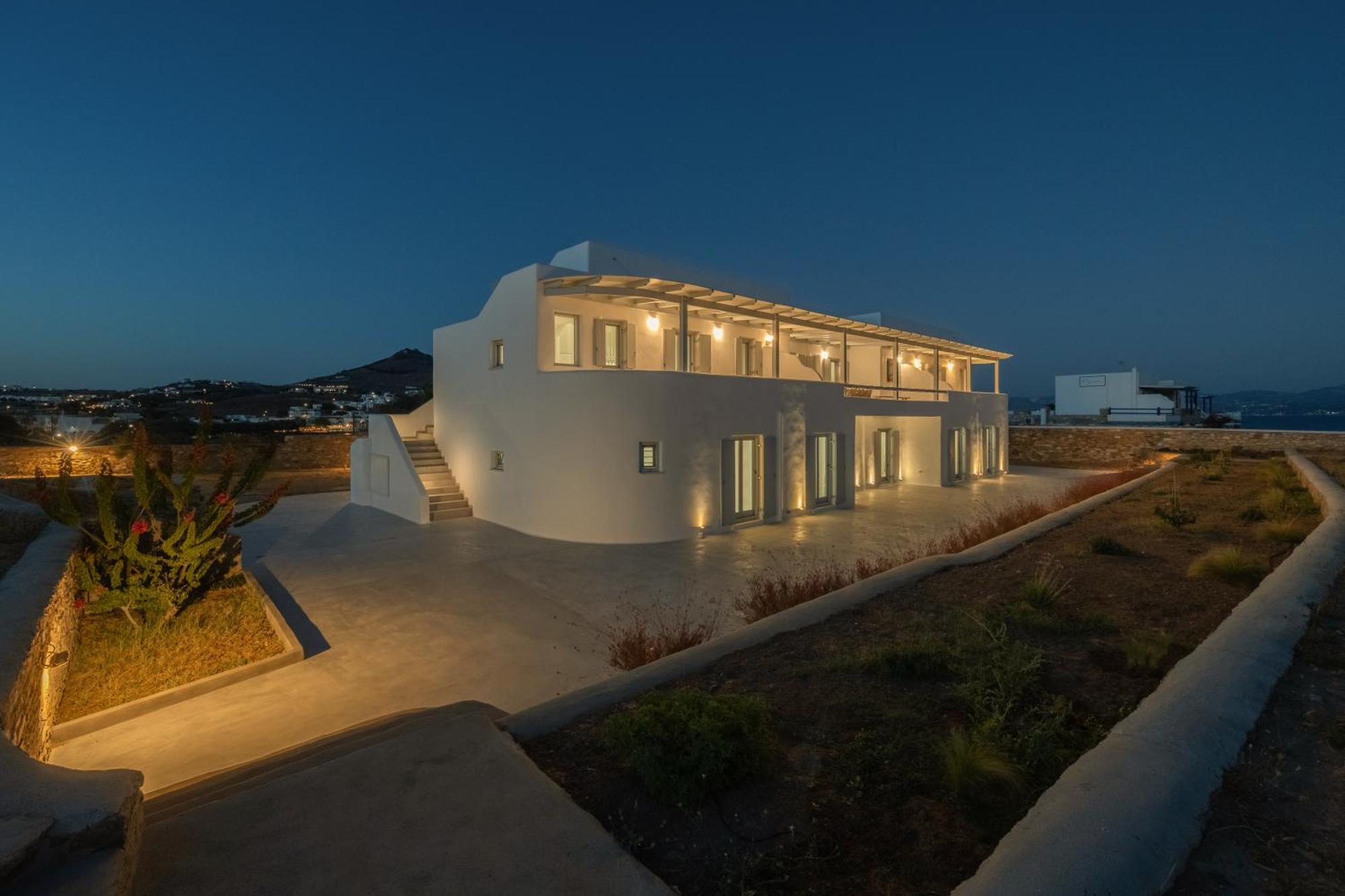 Paros Melodia Apartments Логарас Экстерьер фото