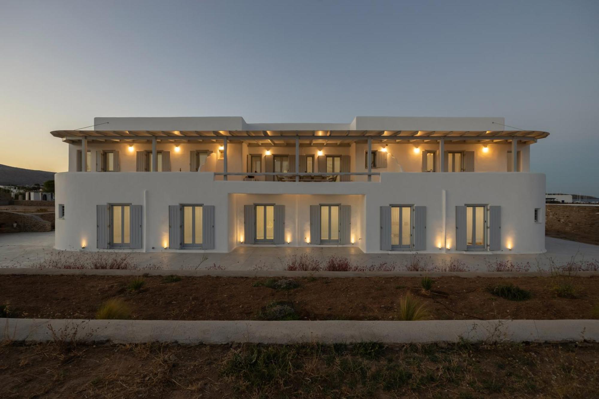 Paros Melodia Apartments Логарас Экстерьер фото