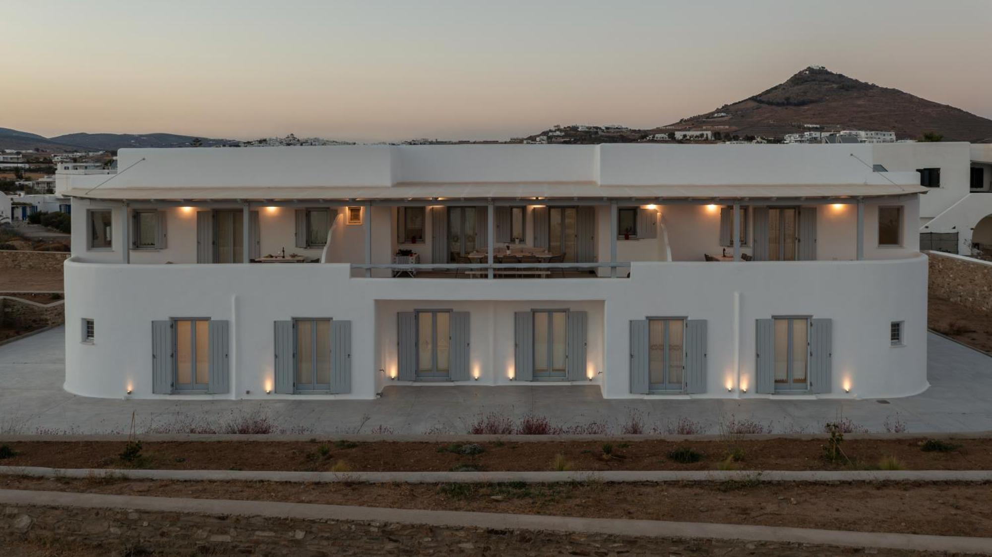 Paros Melodia Apartments Логарас Экстерьер фото