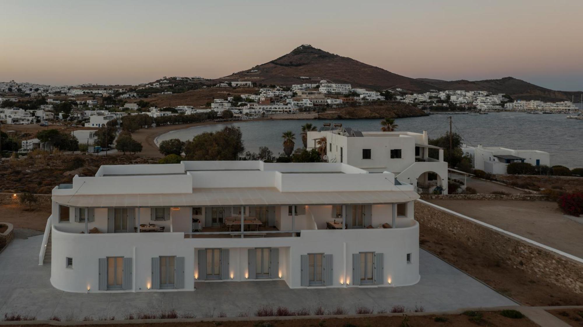 Paros Melodia Apartments Логарас Экстерьер фото